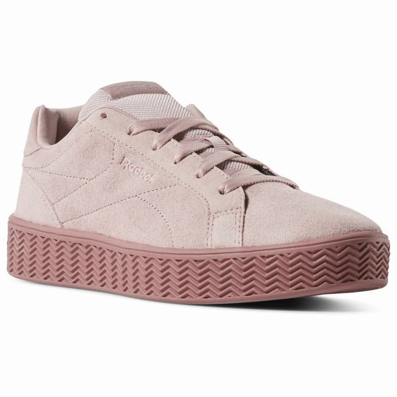 Tenisi Reebok Royal Complete Clean Dama Roz Romania RL3168KP